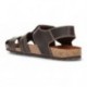 INTERBIOS SANDALEN GESLOTEN 9533  MOKA