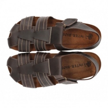INTERBIOS SANDALEN GESLOTEN 9533  MOKA