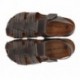 INTERBIOS SANDALEN GESLOTEN 9533  MOKA