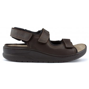 SANDALIAS MEPHISTO VALDEN VELCRO  MARRON