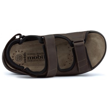 SANDALIAS MEPHISTO VALDEN VELCRO  MARRON