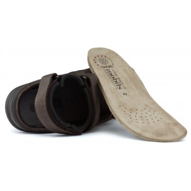 SANDALIAS MEPHISTO VALDEN VELCRO  MARRON
