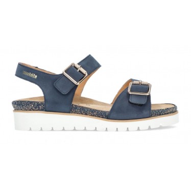 SANDALEN MEPHISTO TARINA UITNEEMBARE INLEGZOOL  JEANS_BLUE