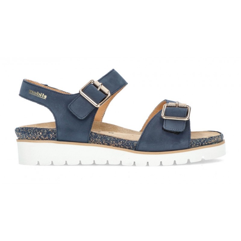 SANDALEN MEPHISTO TARINA UITNEEMBARE INLEGZOOL  JEANS_BLUE