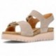 SANDALEN MEPHISTO TARINA UITNEEMBARE INLEGZOOL  LIGHT_TAUPE