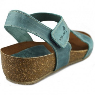 INTERBIOS Comfortabele half-sleehaksandalen  JEANS