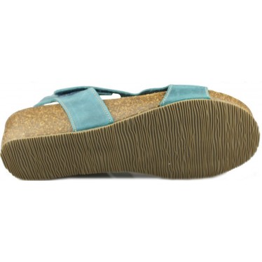 INTERBIOS Comfortabele half-sleehaksandalen  JEANS