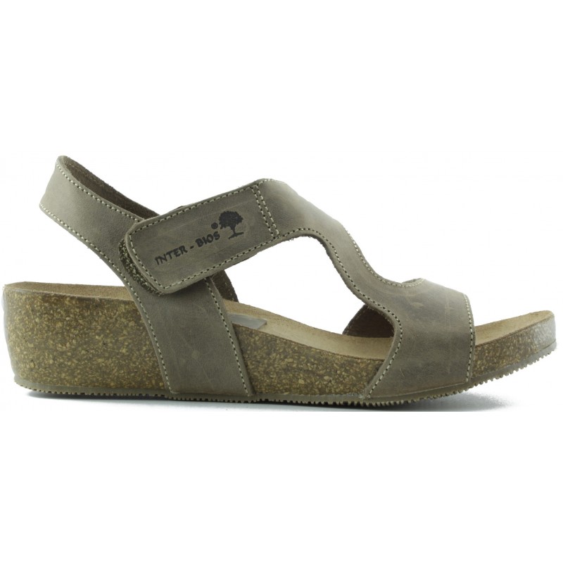 INTERBIOS Comfortabele half-sleehaksandalen  PARDO