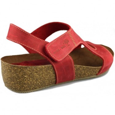 INTERBIOS Comfortabele half-sleehaksandalen  ROJO
