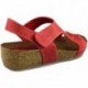 INTERBIOS Comfortabele half-sleehaksandalen  ROJO