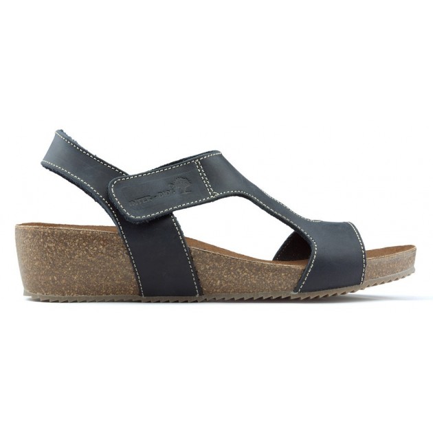 INTERBIOS Comfortabele half-sleehaksandalen NEGRO INTERBIOS Comfortabele half-sleehaksandalen NEGRO