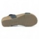INTERBIOS Comfortabele half-sleehaksandalen  NEGRO