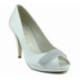 MARIAN ZAPATO DE MUJER FIESTA TACON  BLANCO