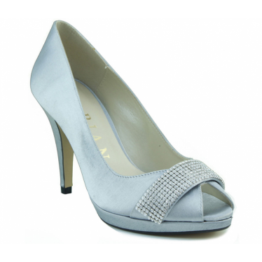 MARIAN ZAPATO DE MUJER FIESTA TACON  PLATA