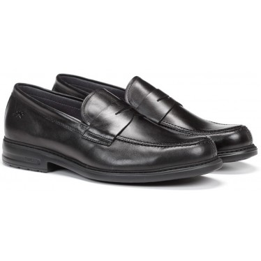 FLUCHOS 8721 SIMON NATUURLIJKE MOCASSIN MAN  NEGRO