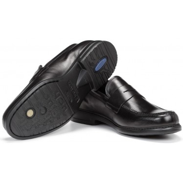 FLUCHOS 8721 SIMON NATUURLIJKE MOCASSIN MAN  NEGRO