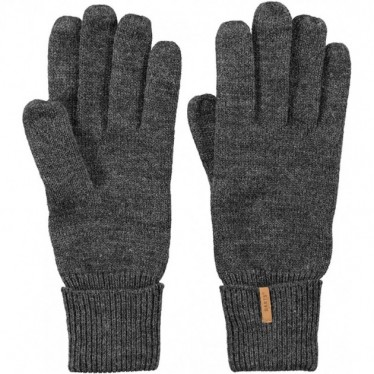 BARTS 00612 FIJN GEBREIDE HANDSCHOENEN  GREY
