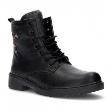 LAARZEN GEOX J CASEY J9420G  BLACK