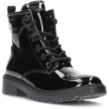 LAARZEN GEOX J CASEY J9420G  BLACK_PATENT