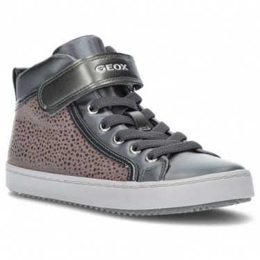 GEOX KALISPERA enkellaarsjes  DARK_GREY