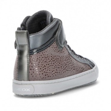 GEOX KALISPERA enkellaarsjes  DARK_GREY