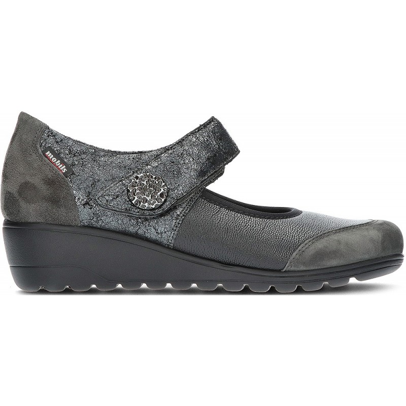 MANPHETINS VAN MEPHISTO BATHILDA  BLACK_CHARCOAL