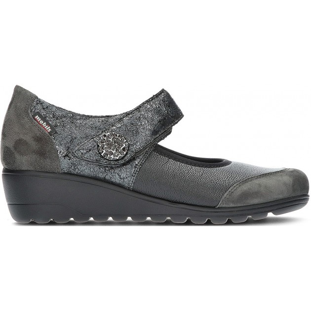 MANPHETINS VAN MEPHISTO BATHILDA  BLACK_CHARCOAL