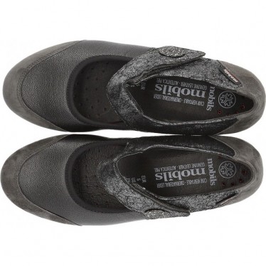 MANPHETINS VAN MEPHISTO BATHILDA  BLACK_CHARCOAL