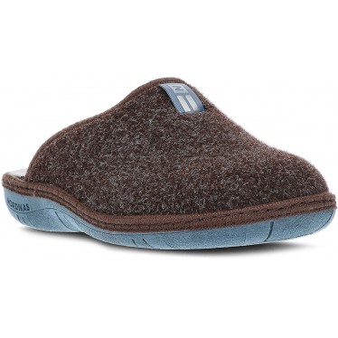 NORDIKAS TIROL 1728 PANTOFFELS  MOKA