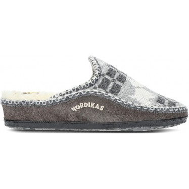 NORDIC PANTOFFELS SCOTT 1502  GRIS