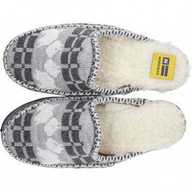 NORDIC PANTOFFELS SCOTT 1502  GRIS