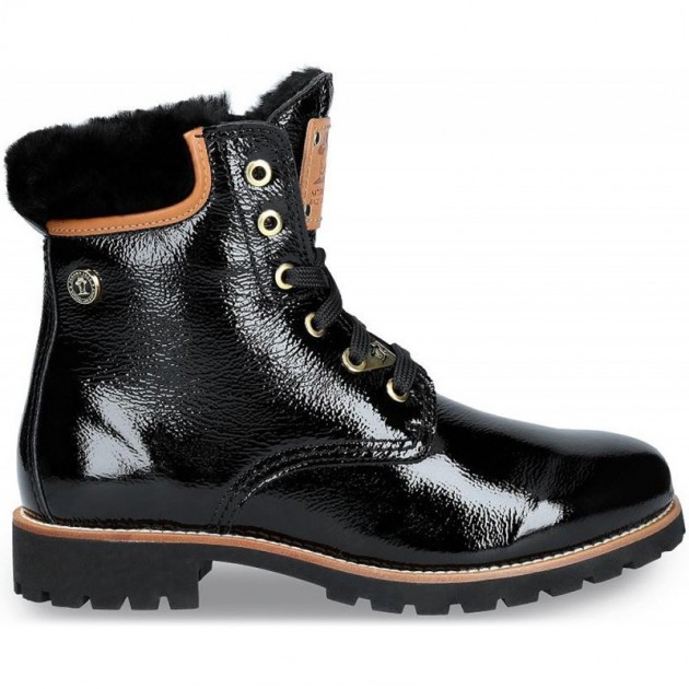LAGE LAARZEN PANAMA JACK PANAMA03IGLOOW  BLACK_PATENT