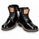 LAGE LAARZEN PANAMA JACK PANAMA03IGLOOW  BLACK_PATENT