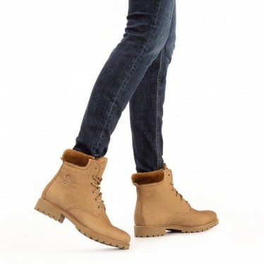 LAGE LAARZEN PANAMA JACK PANAMA03IGLOOW  MARRON