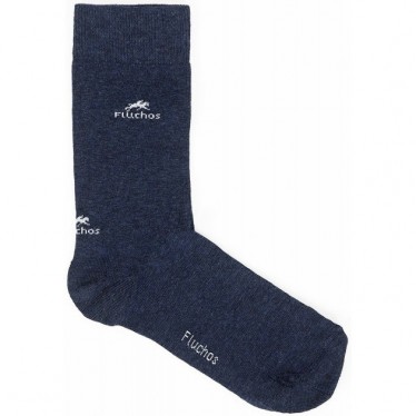 LANGE BLOEMIGE SOKKEN CA0009  NAVY_RED