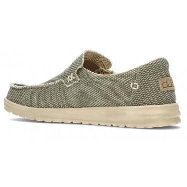 DUDE MIKKA GEVLOCHTEN SCHOENEN  ARMY_GREEN