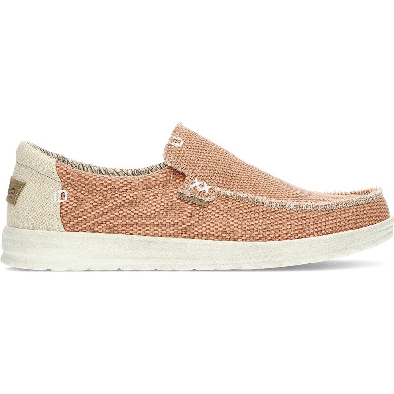 DUDE MIKKA GEVLOCHTEN SCHOENEN  ORANGE