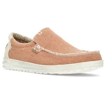 DUDE MIKKA GEVLOCHTEN SCHOENEN  ORANGE