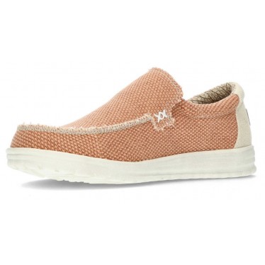 DUDE MIKKA GEVLOCHTEN SCHOENEN  ORANGE