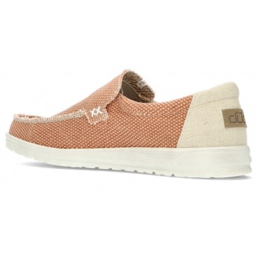 DUDE MIKKA GEVLOCHTEN SCHOENEN  ORANGE