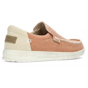 DUDE MIKKA GEVLOCHTEN SCHOENEN  ORANGE
