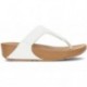 FITFLOP SANDALEN LULU LEDER TOEPOST  WHITE