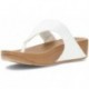 FITFLOP SANDALEN LULU LEDER TOEPOST  WHITE