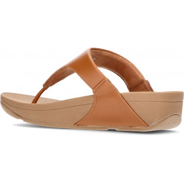 FITFLOP SANDALEN LULU LEDER TOEPOST  TAN