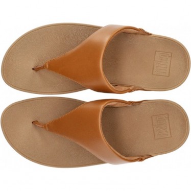 FITFLOP SANDALEN LULU LEDER TOEPOST  TAN