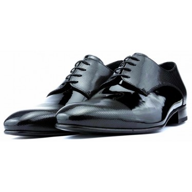 SERGIO SERRANO ZAPATOS NOVIO CHAROL LUXORY  NEGRO