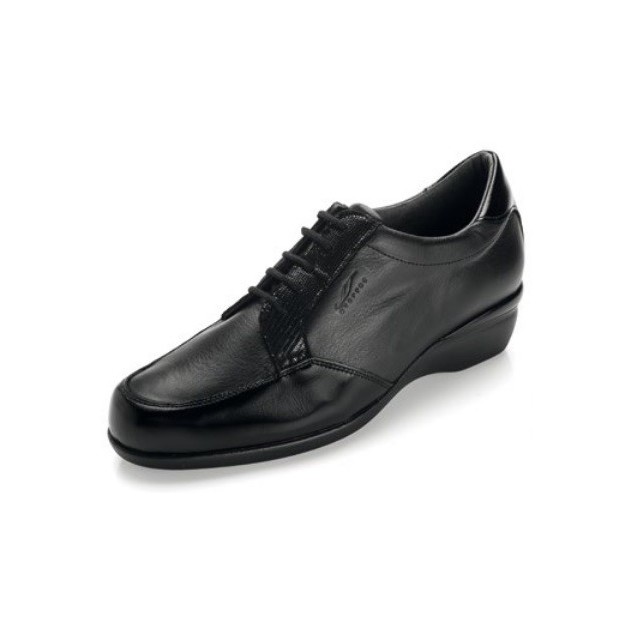 ZAPATOS DTORRES MILAN DIABCARE ANCHO CORDON W  NEGRO