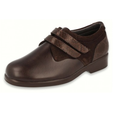 ZAPATOS DTORRES OLGA DOBLE VELCRO W MARRÓN E2