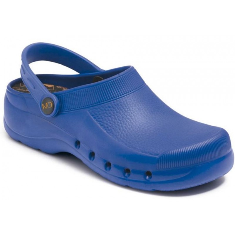 CALZAMEDI ZUECO SANITARIO PVC COMODO Y ANATOMICO UNISEX  AZUL