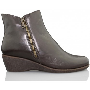 FLEXX BOTIN MUJER COMODO CUÑA  MARRON